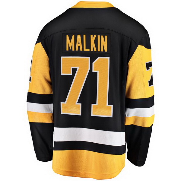 Evgeni Malkin Home #71 Black Men's Hockey Jersey