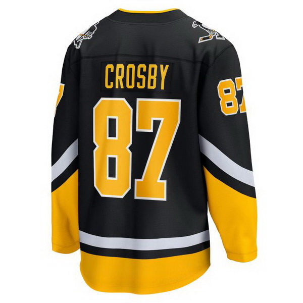 Sidney Crosby Alternate #87 Black Men's Hockey Jersey