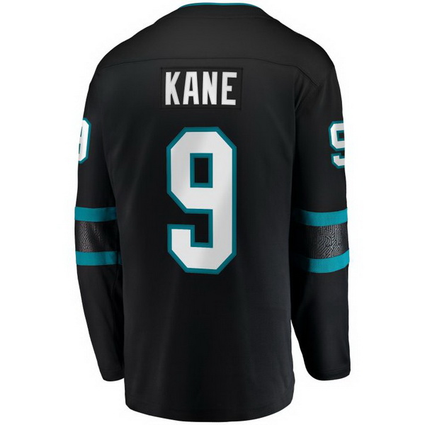 Evander Kane Alternate #9 Black Men's Hockey Jersey