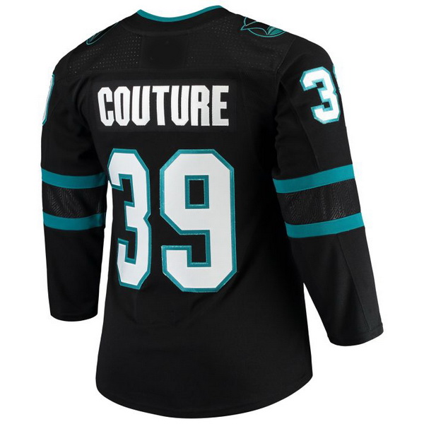 Logan Couture Alternate #39 Black Men's Hockey Jersey