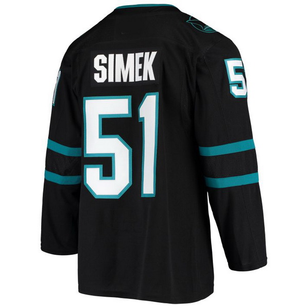 Radim Simek Alternate #51 Black Men's Hockey Jersey