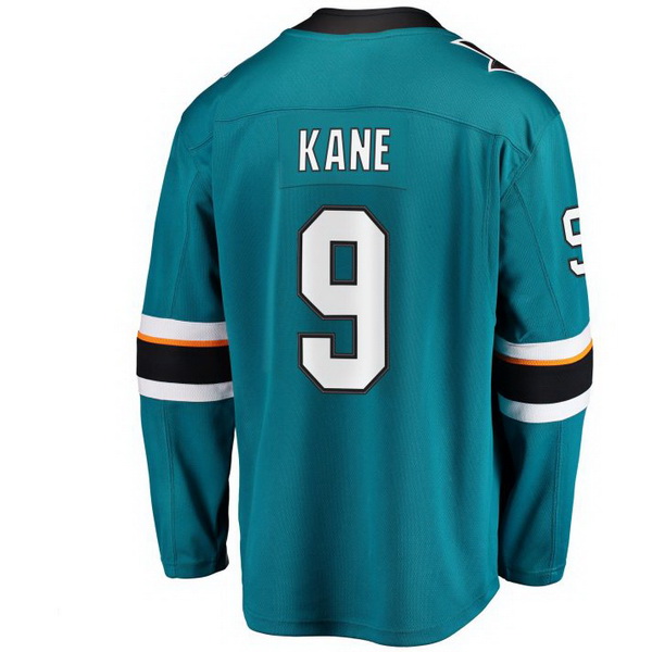 Evander Kane Home #9 Teal Men's Hockey Jersey