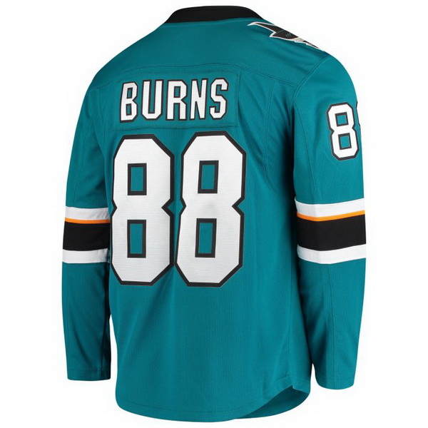 Brent Burns Home #88 Teal Men's Hockey Jersey