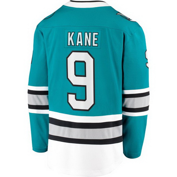 Evander Kane 30th Anniversary #9 Teal Men's Hockey Jersey