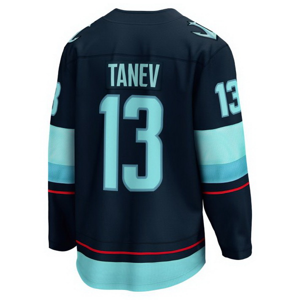 Brandon Tanev Home #13 Deep Sea Blue Men's Hockey Jersey