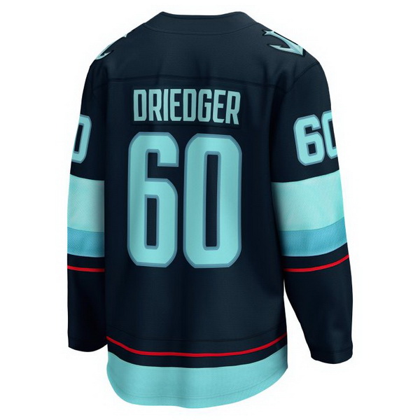 Chris Driedger Home #60 Deep Sea Blue Men's Hockey Jersey