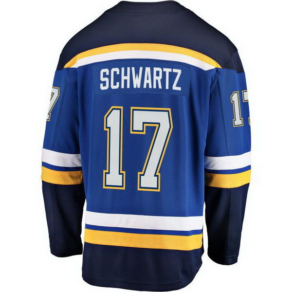 Jaden Schwartz Home #17 Royal Men's Hockey Jersey