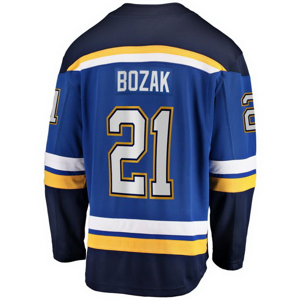 Tyler Bozak Home #21 Royal Men's Hockey Jersey