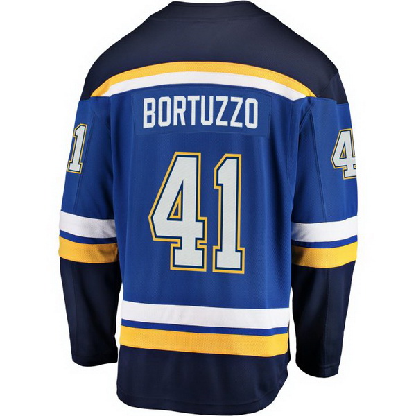 Robert Bortuzzo Home #41 Royal Men's Hockey Jersey