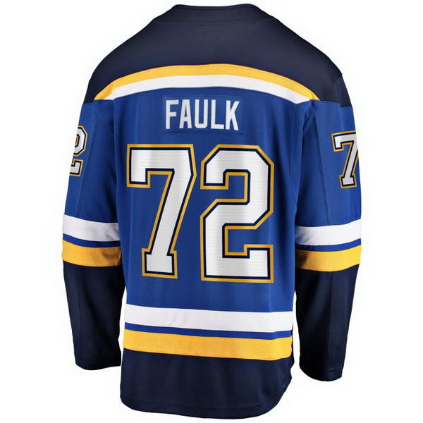 Justin Faulk Home #72 Royal Men's Hockey Jersey