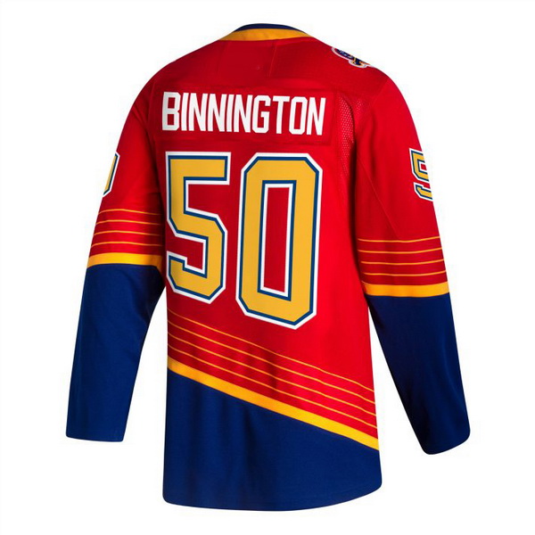 Jordan Binnington Special Edition #50 Red Men's 2020/21 Hockey Jersey