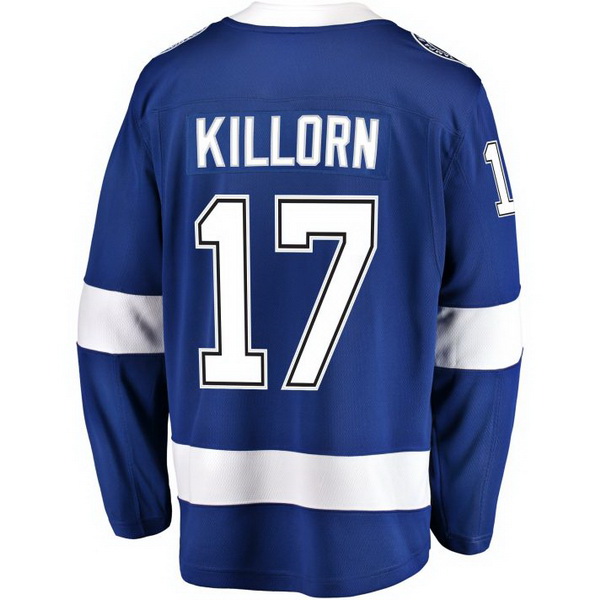 Alex Killorn Home #17 Blue Men's Hockey Jersey