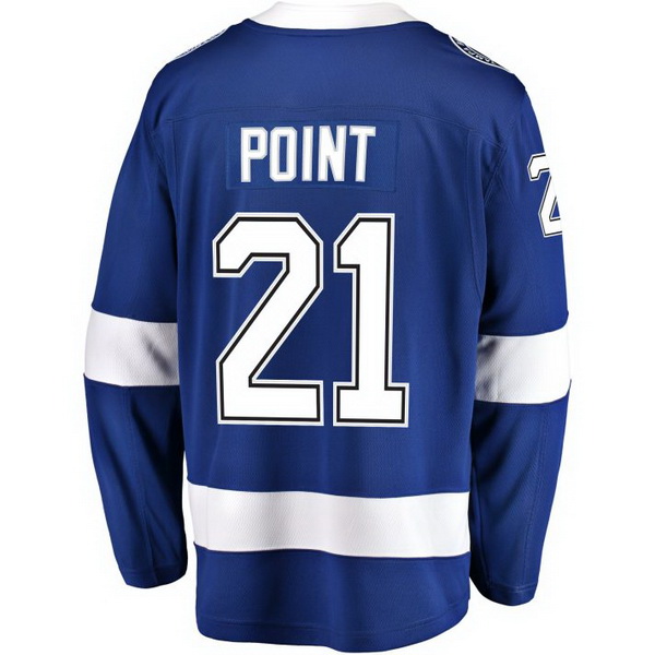 Brayden Point Home #21 Blue Men's Hockey Jersey