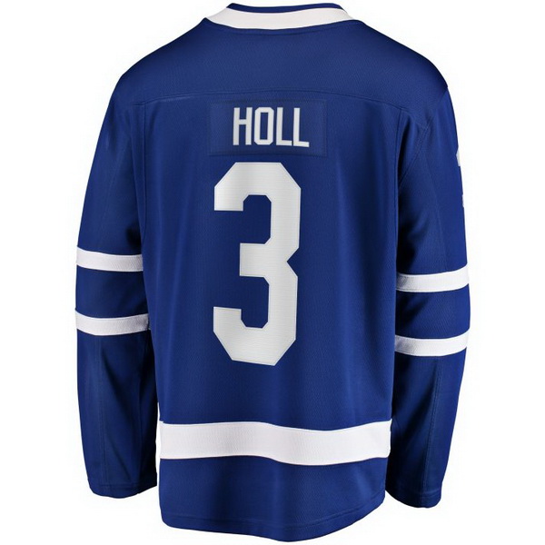 Justin Holl Home #3 Blue Men's Hockey Jersey