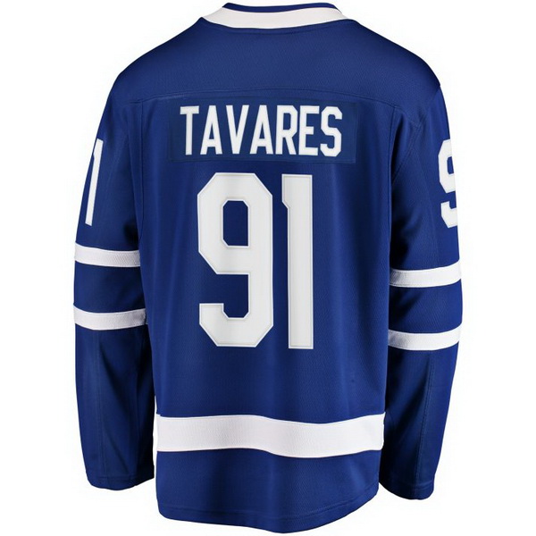 John Tavares Home #91 Blue Men's Hockey Jersey