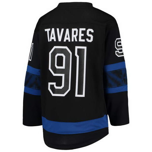 John Tavares Alternate #91 Black Men's Hockey Jersey