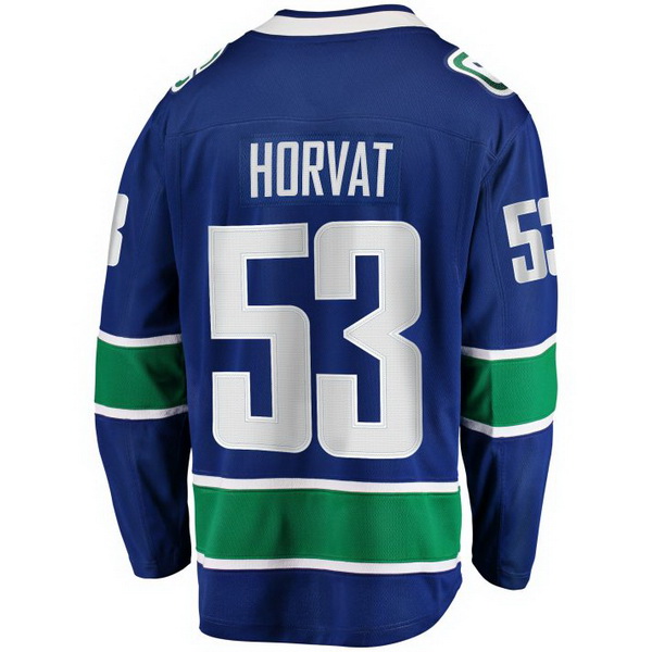 Bo Horvat Home #53 Blue Men's Hockey Jersey