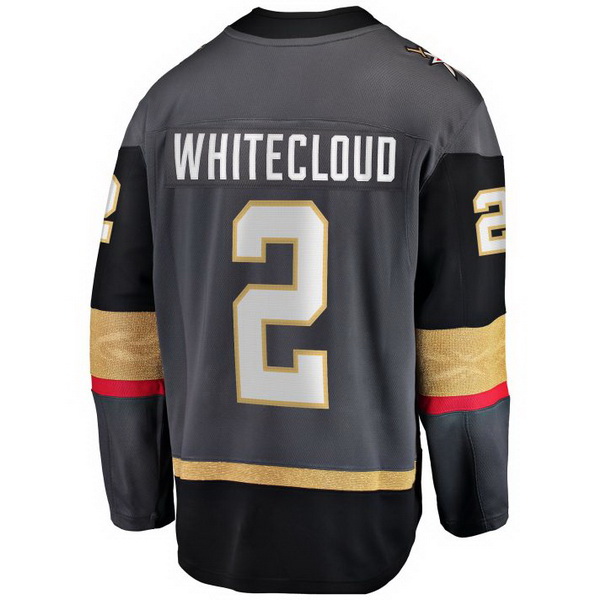 Zach Whitecloud Alternate #2 Gray Men's Hockey Jersey