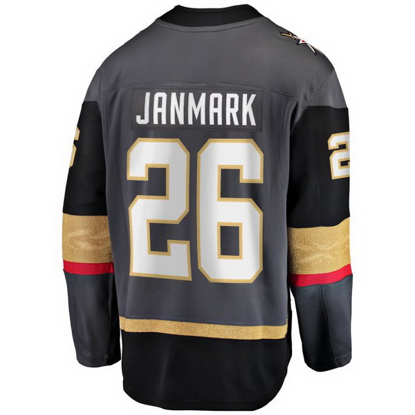 Mattias Janmark Alternate #26 Gray Men's Hockey Jersey