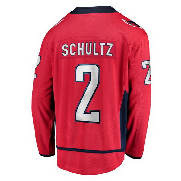 Justin Schultz Home #2 Red Men's Hockey Jersey