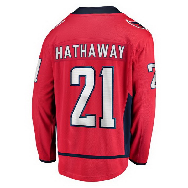 Garnet Hathaway Home #21 Red Men's Hockey Jersey