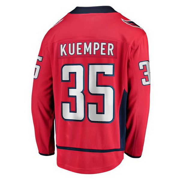 Darcy Kuemper Home #35 Red Men's Hockey Jersey