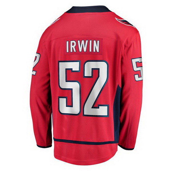 Matt Irwin Home #52 Red Men's Hockey Jersey