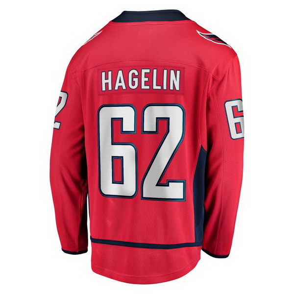 Carl Hagelin Home #62 Red Men's Hockey Jersey