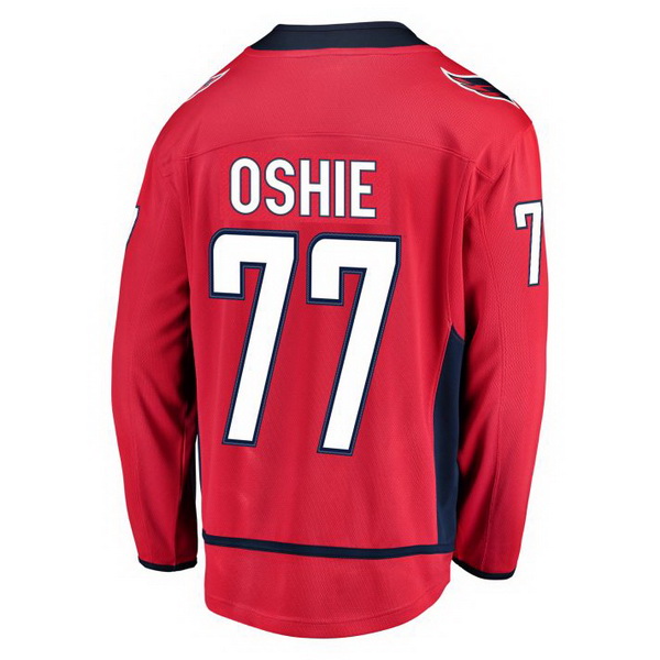 TJ Oshie Home #77 Red Men's Hockey Jersey