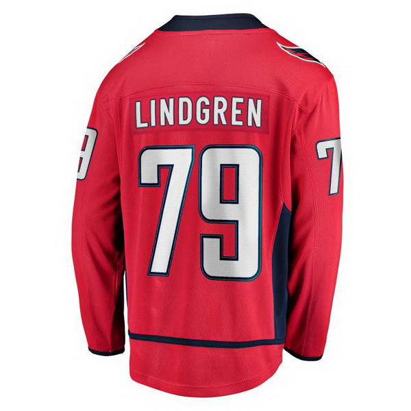 Charlie Lindgren Home #79 Red Men's Hockey Jersey