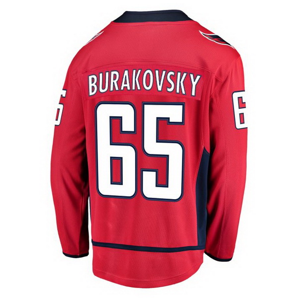 Andre Burakovsky Home #65 Red Men's Hockey Jersey