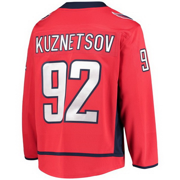 Evgeny Kuznetsov Home #92 Red Men's Hockey Jersey