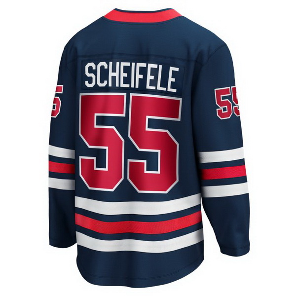 Mark Scheifele Alternate #55 Blue/Red Men's 2021/22 Hockey Jersey