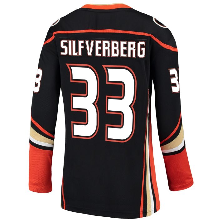 Jakob Silfverberg Home #33 Black Women's Hockey Jersey