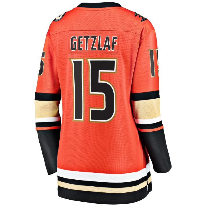 Ryan Getzlaf Orange #15 Alternate Women's Hockey Jersey