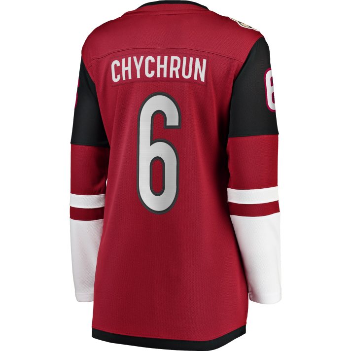 Jakob Chychrun Home #6 Red Women's Hockey Jersey