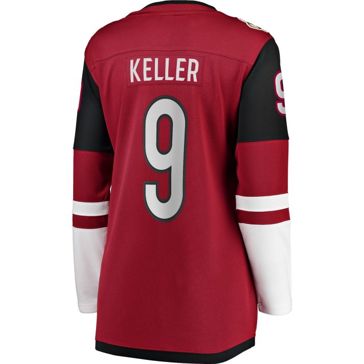 Clayton Keller Home #9 Red Women's Hockey Jersey