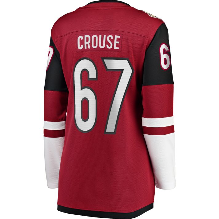 Lawson Crouse Home #67 Red Women's Hockey Jersey