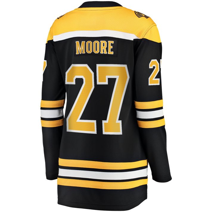 John Moore Home #27 Black Women's Hockey Jersey