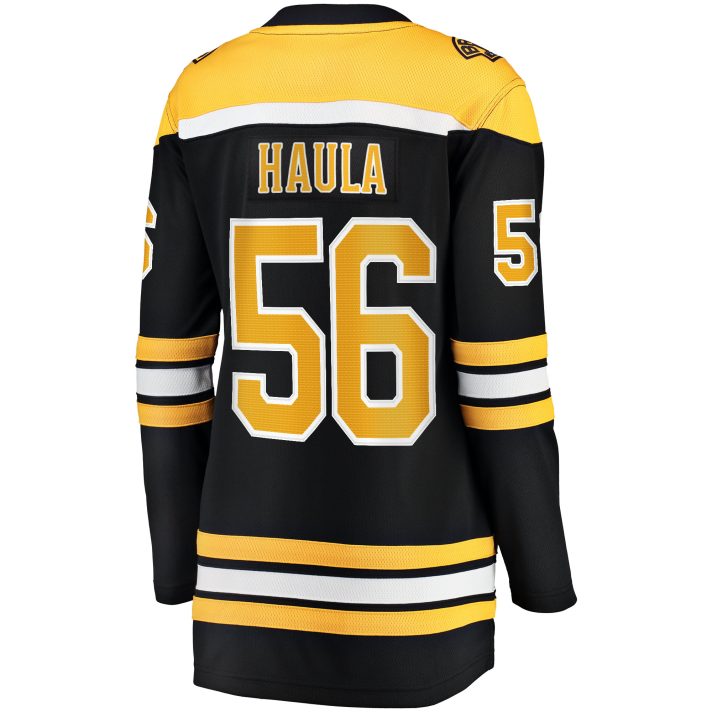 Erik Haula Home #56 Black Women's Hockey Jersey