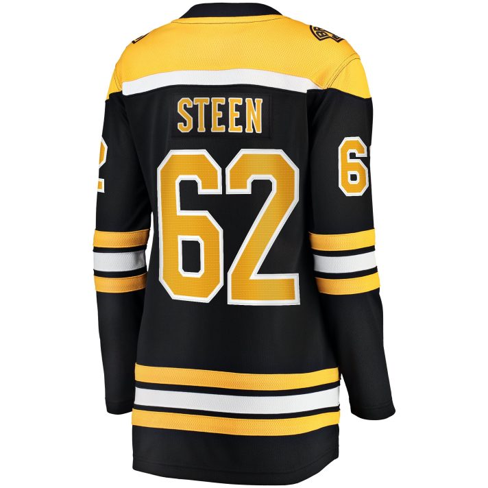 Oskar Steen Home #62 Black Women's Hockey Jersey