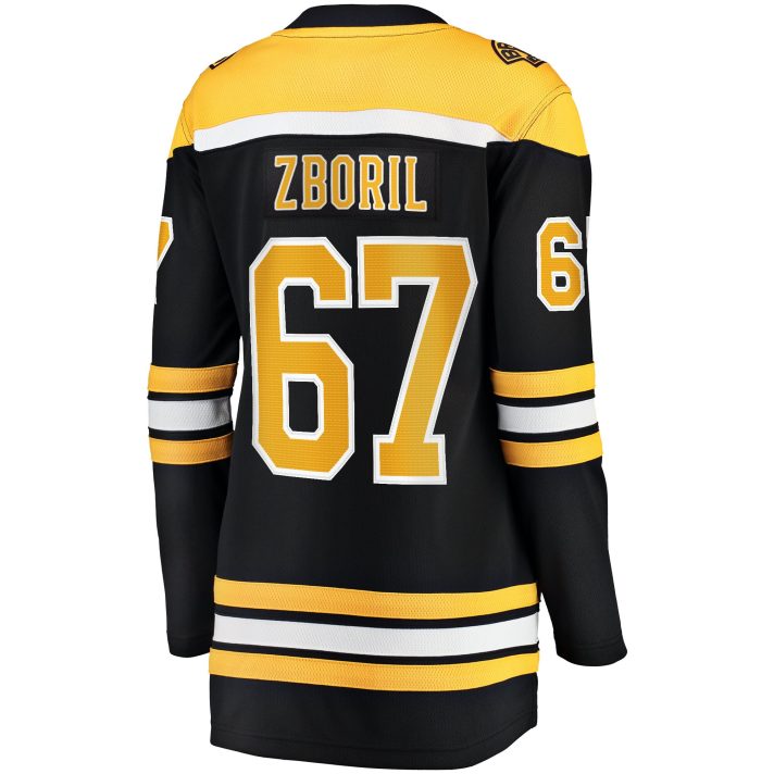 Jakub Zboril Home #67 Black Women's Hockey Jersey