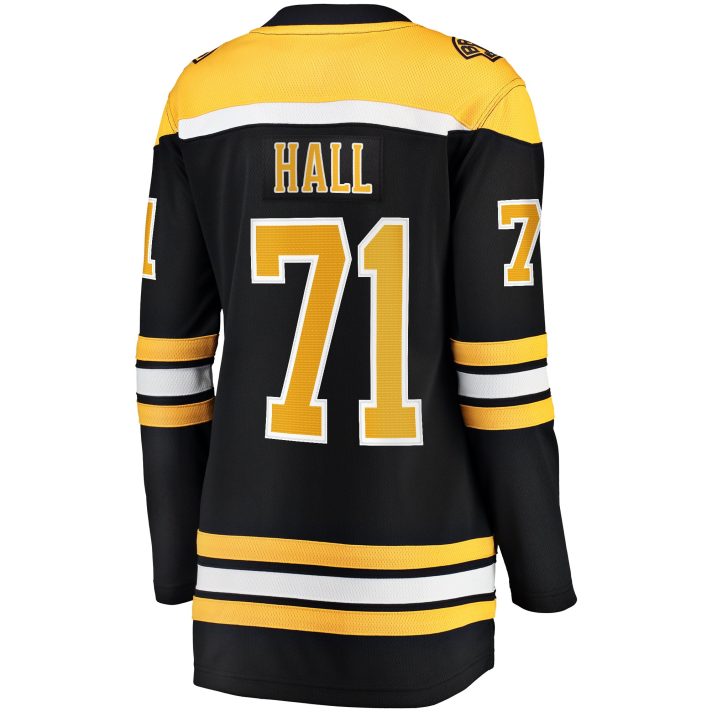 Taylor Hall Home #71 Black Women's Hockey Jersey