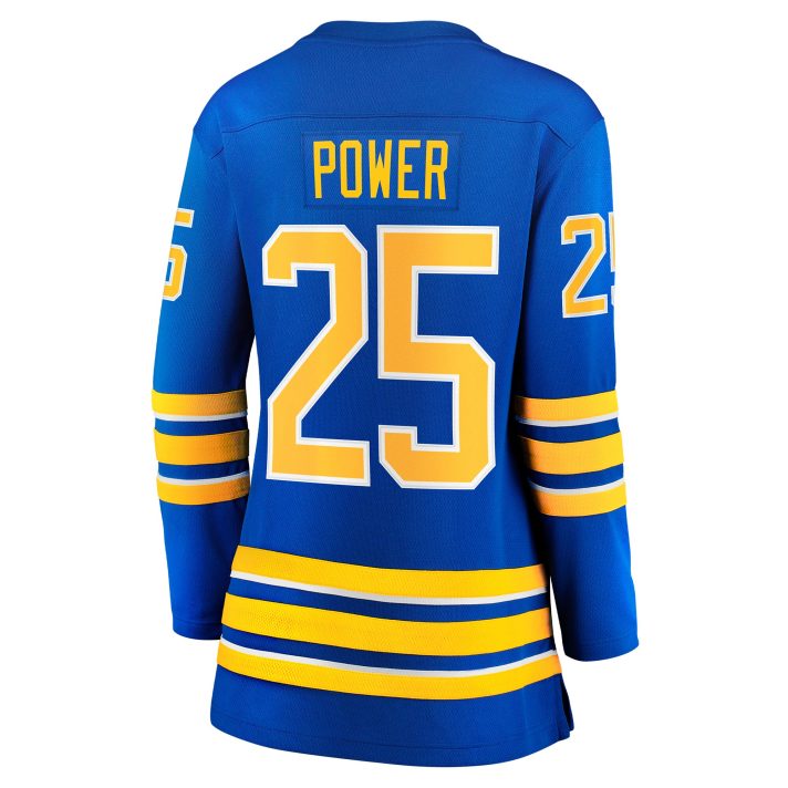 Owen Power Home #25 Royal Women's Hockey Jersey