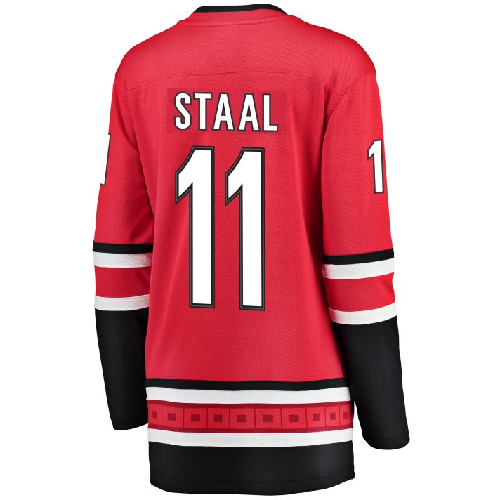 Jordan Staal Home #11 Red Women's Hockey Jersey