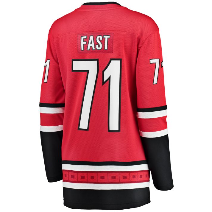 Jesper Fast Home #71 Red Women's Hockey Jersey