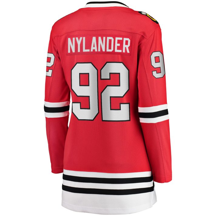 Alex Nylander Home #92 Red Women's Hockey Jersey