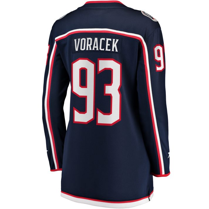 Jakub Voracek Home #93 Navy Women's Hockey Jersey