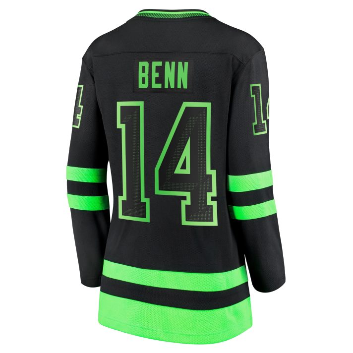 Jamie Benn Alternate #14 Black Women's Hockey Jersey