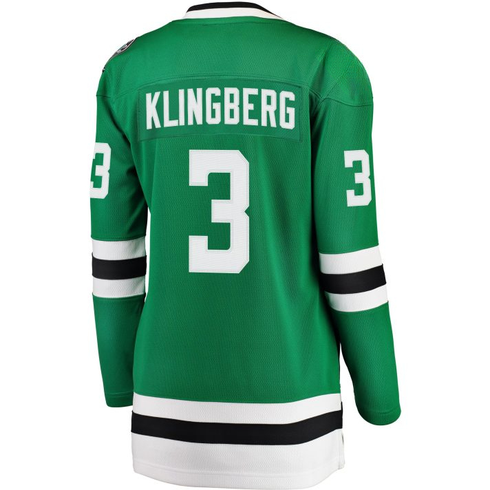 John Klingberg Home #3 Green Women's Hockey Jersey